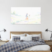 Heer Shiva Canvas Afdruk (Insitu (Slaapkamer))