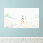Heer Shiva Canvas Afdruk (Insitu (Houten vloer))