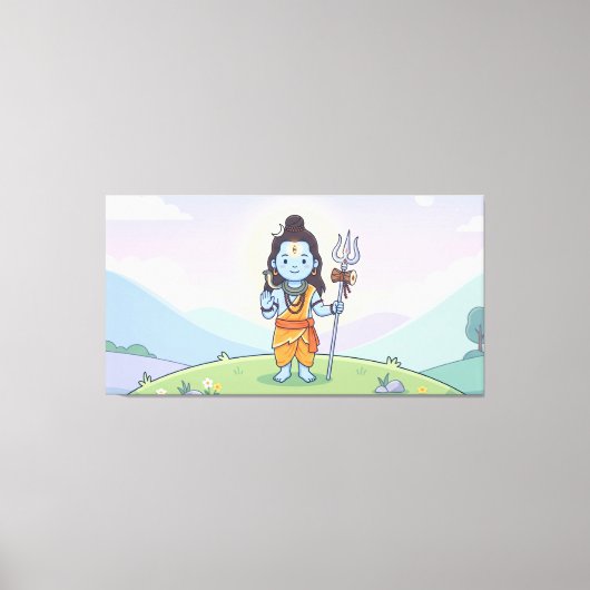 Heer Shiva Canvas Afdruk (Voorkant)