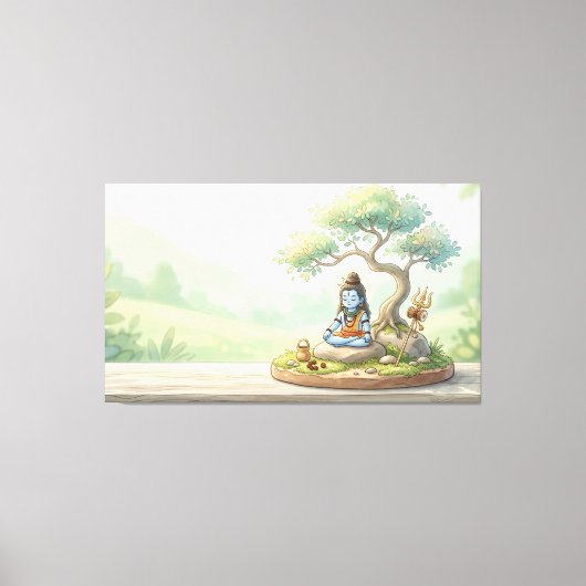 Heer Shiva Canvas Afdruk (Voorkant)