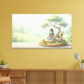 Heer Shiva Canvas Afdruk (Insitu (Woonkamer))