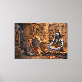 Heer Shiva Canvas Afdruk