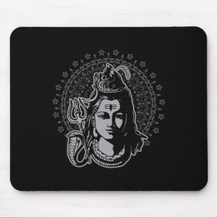 Heer Shiva Hindoe God Mahadeva Drietand Hindoeïsme Muismat