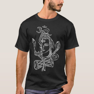 Heer Shiva Hindoe God Spiritueel Yogi Inspirerend T-shirt