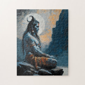 Heer shiva mediteren, housewarming, geschenk, idee legpuzzel