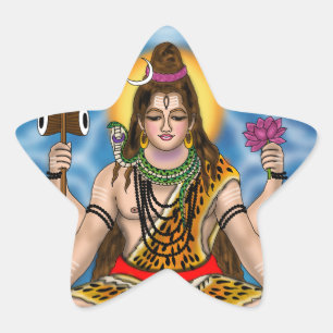Heer Shiva Ster Sticker