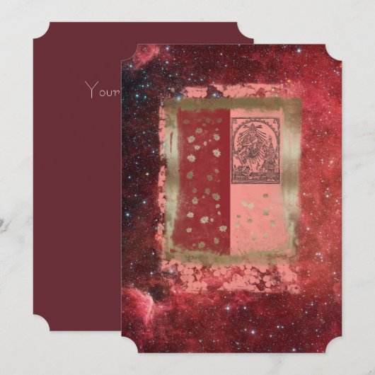 Heer Shiva - Uitnodigingskaart Kaart (Voorkant / Achterkant)