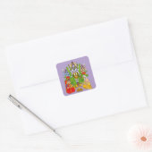 Heer Shiva Vierkante Sticker (Envelop)