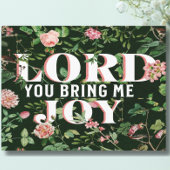 Heer, u brengt mij vreugde Christelijk Briefkaart