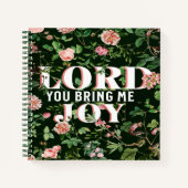 Heer, u brengt mij vreugde Christelijk Notitieboek (Voorkant)