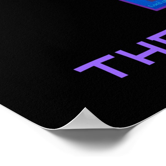 Heer van Atlantis op zwarte afdruk Poster (Hoek)