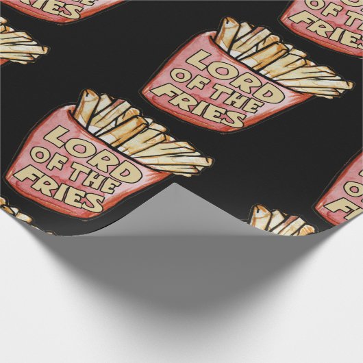 Heer van de friet cadeaupapier (Hoek)
