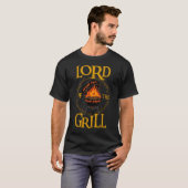 Heer Van De Grill Bbq Papa Nerd Vader Grappige Vad T-shirt (Voorkant volledig)