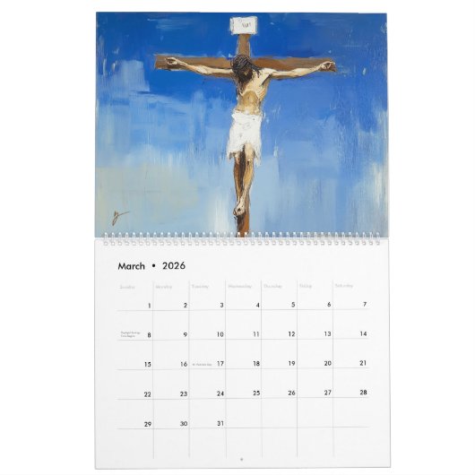 Heer van de hele aarde kalender (Mar 2026)