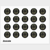 Heer van de Onderwereld Ronde Sticker (Vel)