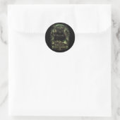 Heer van de Onderwereld Ronde Sticker (Tas)