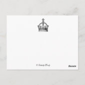 Heer van het bos briefkaart (Achterkant)