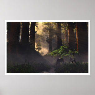 Heer van het bos poster