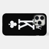 Heer van kaarten iPhone hoesje (Achterkant horizontaal)