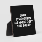 Heer, versterk mij - Geloof Christelijk Motivatie Fotoplaat (Voorkant)