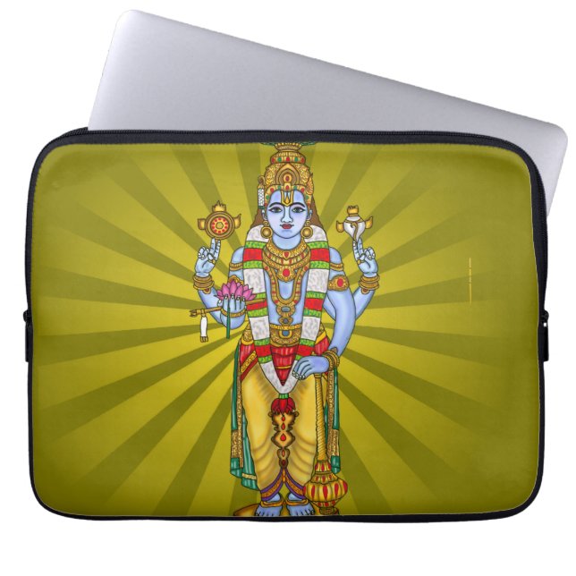 Heer Vishnu  Laptop Sleeve (Voorkant)