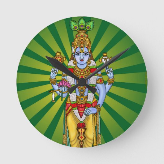 Heer Vishnu Ronde Klok (Voorkant)