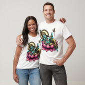 Heer Vishnu Rust op de Lotus: Symbool van Kosmisch T-shirt (Unisex)