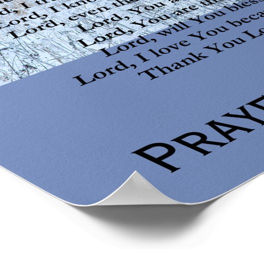 Heer zegde dit huis 16X20 poster (Hoek)