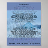 Heer zegde dit huis 16X20 poster (Voorkant)