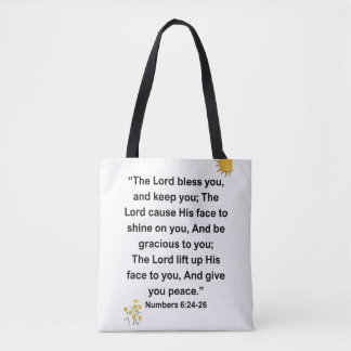 Heer Zegen Hou U Getallen Tote Bag