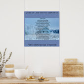 Heer zegene dit huis 24x24 poster (Keuken)