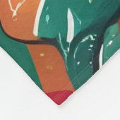 Heer zegene en hou je kerst zwart vrouw fleece deken (Hoek)