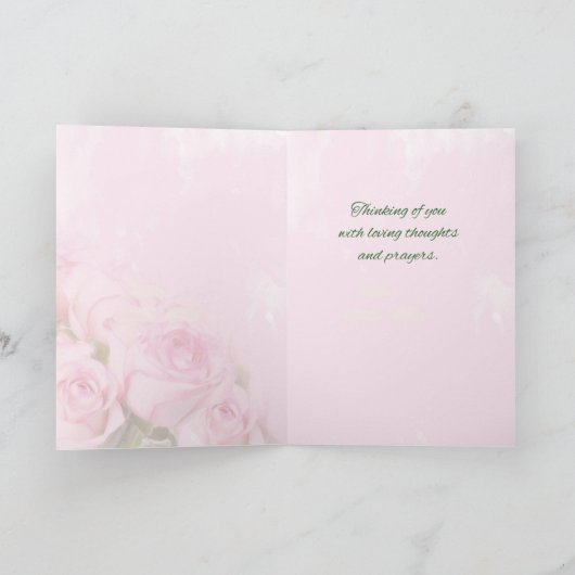 Heer zegene en houd u religieus denken van u feestdagen kaart (Binnen)