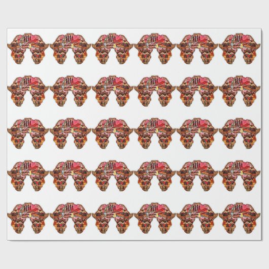 Heerlijk Afrika Cadeaupapier (Vlak)