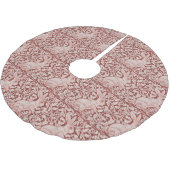 Heerlijk bakstenen rood wit konijn bloemenboom rok kerstboom rok (Gekanteld)