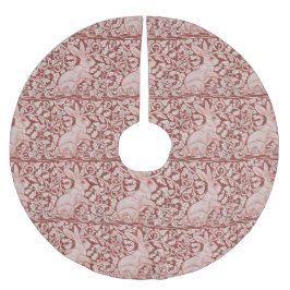 Heerlijk bakstenen rood wit konijn bloemenboom rok kerstboom rok