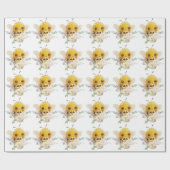 Heerlijk bijeninpakpapier cadeaupapier (Vlak)