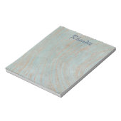 Heerlijk blauw marmer en koper notitieblok (Linkerzijde)