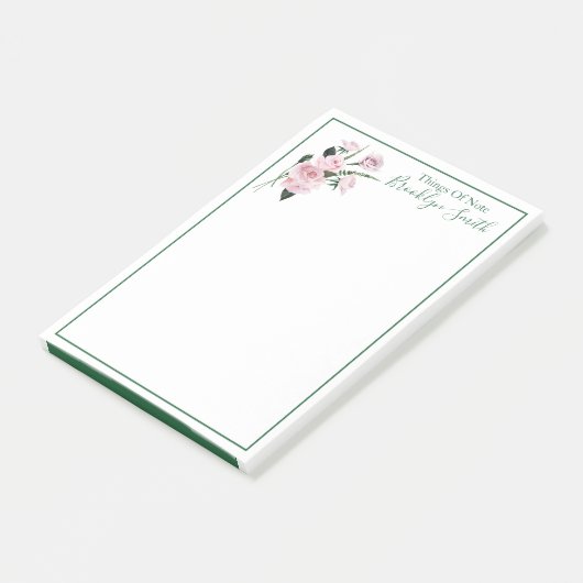 Heerlijk bloemboeket post-it® notes (Schuin)