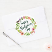 Heerlijk Bloemen Happy Thanksgiving | Sticker Seal (Envelop)
