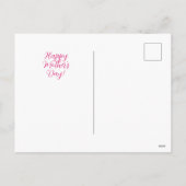 Heerlijk  Bloemen Moederdag Briefkaart (Achterkant)