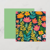 Heerlijk bloemig kleurrijk veld (Voorkant / Achterkant)