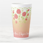 Heerlijk Bloemig Latte Mok (Voorkant)