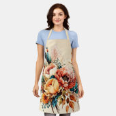 Heerlijk boho herfst boeket schort (Gedragen)