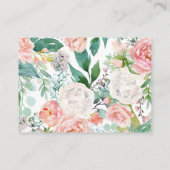 Heerlijk bos bosland dieren baby's bibliotheek informatiekaartje (Achterkant)