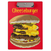 Heerlijk Cheeseburger Klembord (Voorkant)