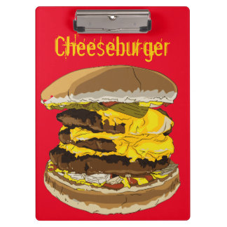 Heerlijk Cheeseburger Klembord