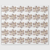 Heerlijk decadente taarten & chocolade design cadeaupapier (Vlak)
