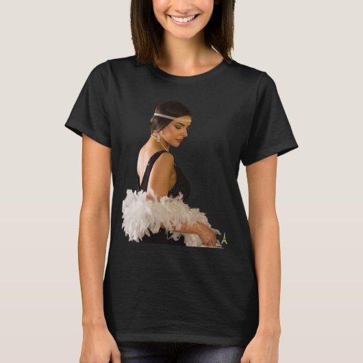 Heerlijk Diva Collectie. (Celeste) T-shirt (Voorkant)