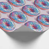 Heerlijk donut inpakpapier (Hoek)